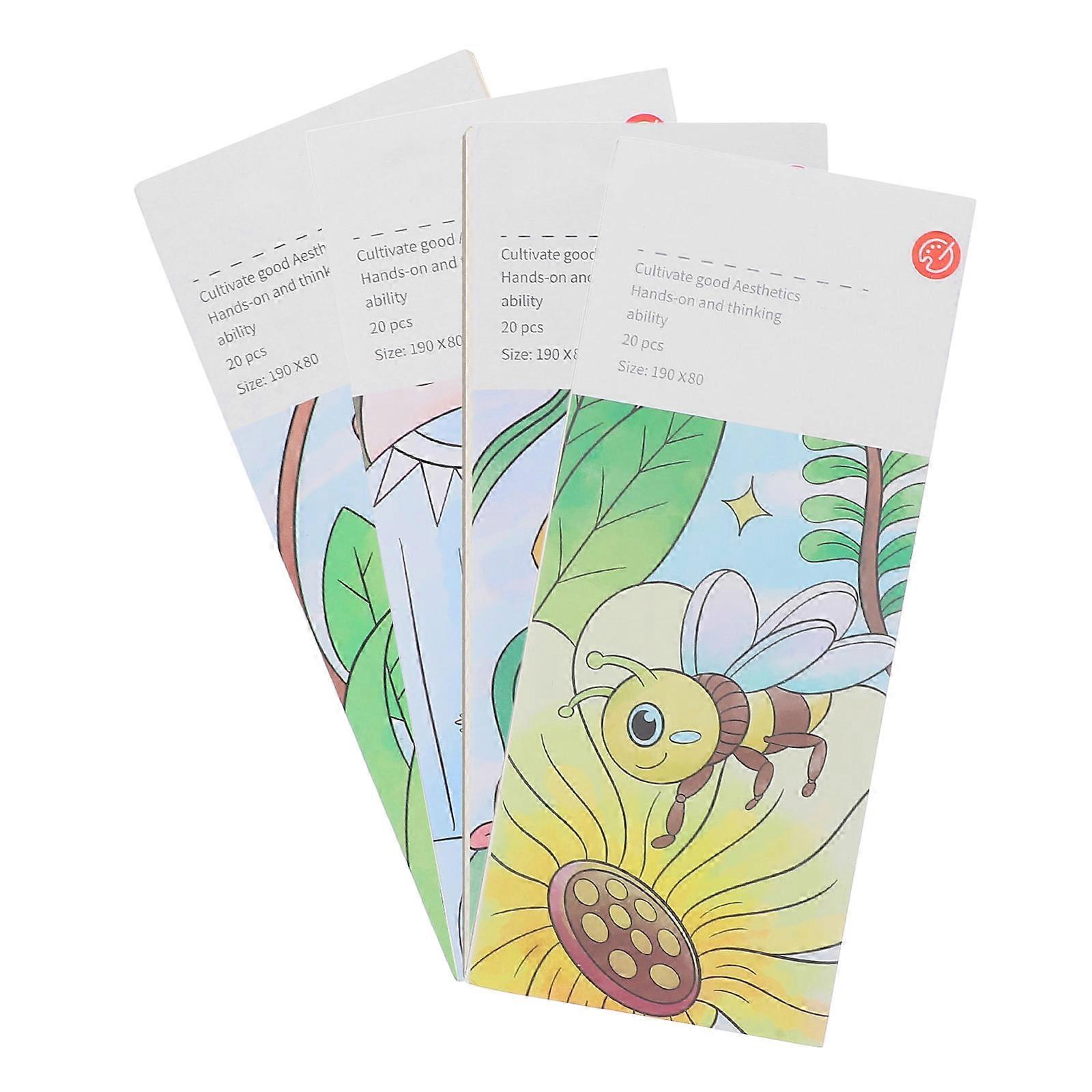 Watercolor Painting Book For Kids 1 Set Fun Teaching Hand Eye Coordination Daily Use