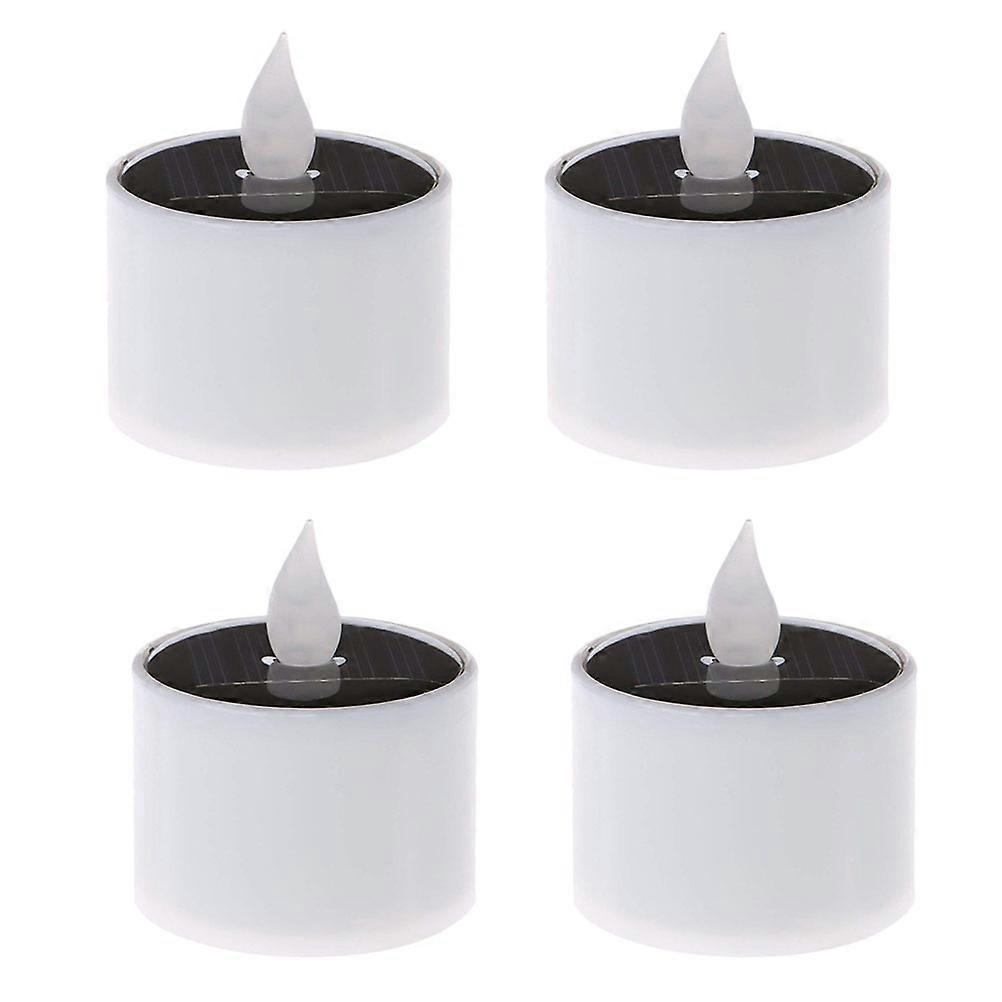 Here's a refined and professional product description for your **4pcs LED Solar Candle Lights**:
### π **4PCS LED Solar Candle Lights β