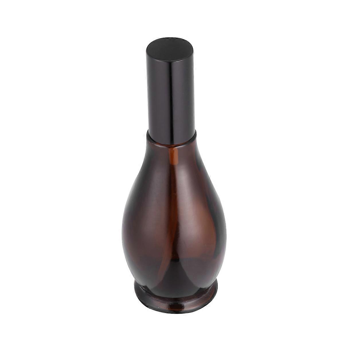 3pcs Brown Tea Spray Bottles, Portable Empty Dispenser for Makeup, Perfume & Skincare, Fine Design for Travel