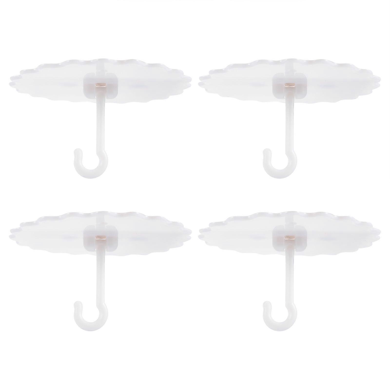 1 Set Dome Mosquito Net Hooks Ceiling Hooks Bed Canopy Plastic Hooks for Home