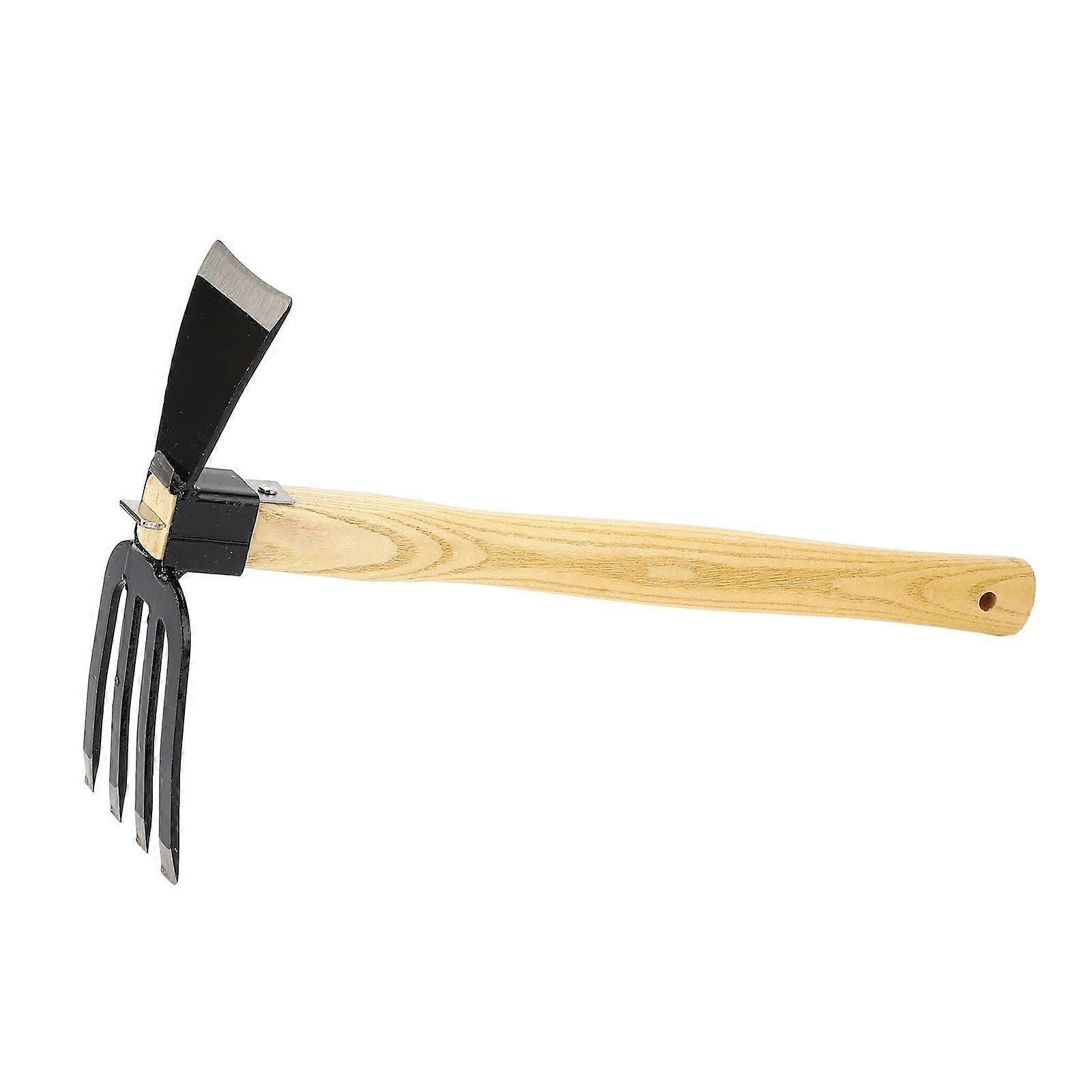 Versatile Garden Tool with Ergonomic Design, Dual Rivets, Reduces Wrist and Hand Fatigue, Portable Garden Hoe for Digging and Weeding
