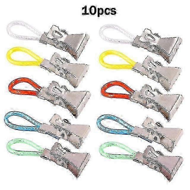 Tea towel clips for kitchen - 5pcs hanging hooks for hand towels