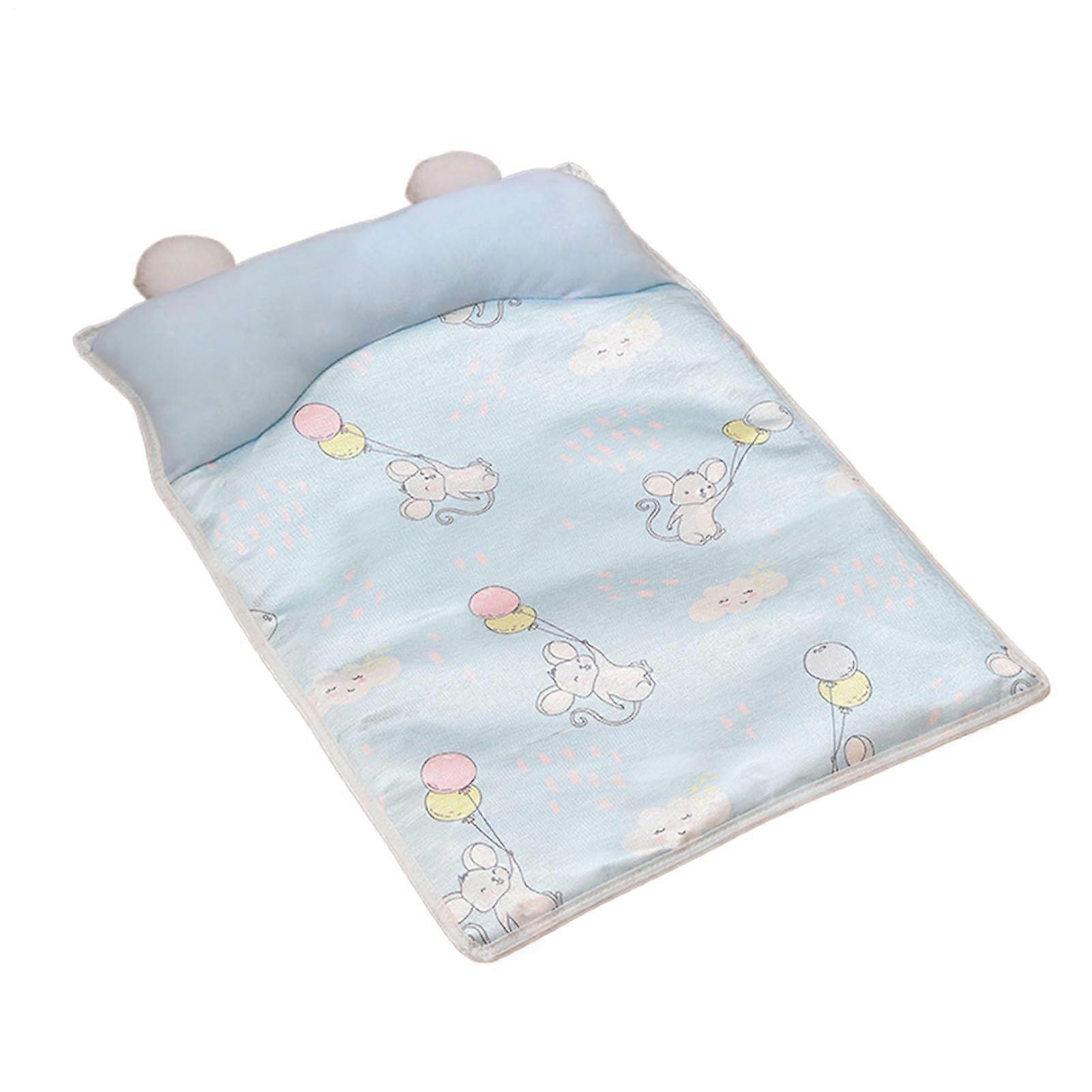 Dog Cooling Mat Soft Pet Pad For Crate Kennel Car Sofa Indoor Outdoor Use With Pillow