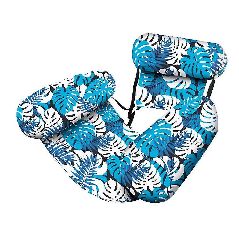 Inflatable Pool Lounge Chairs for Adults and Kids, Blue Summer Pool Noodles for Water Fun at the Beach, Durable Design