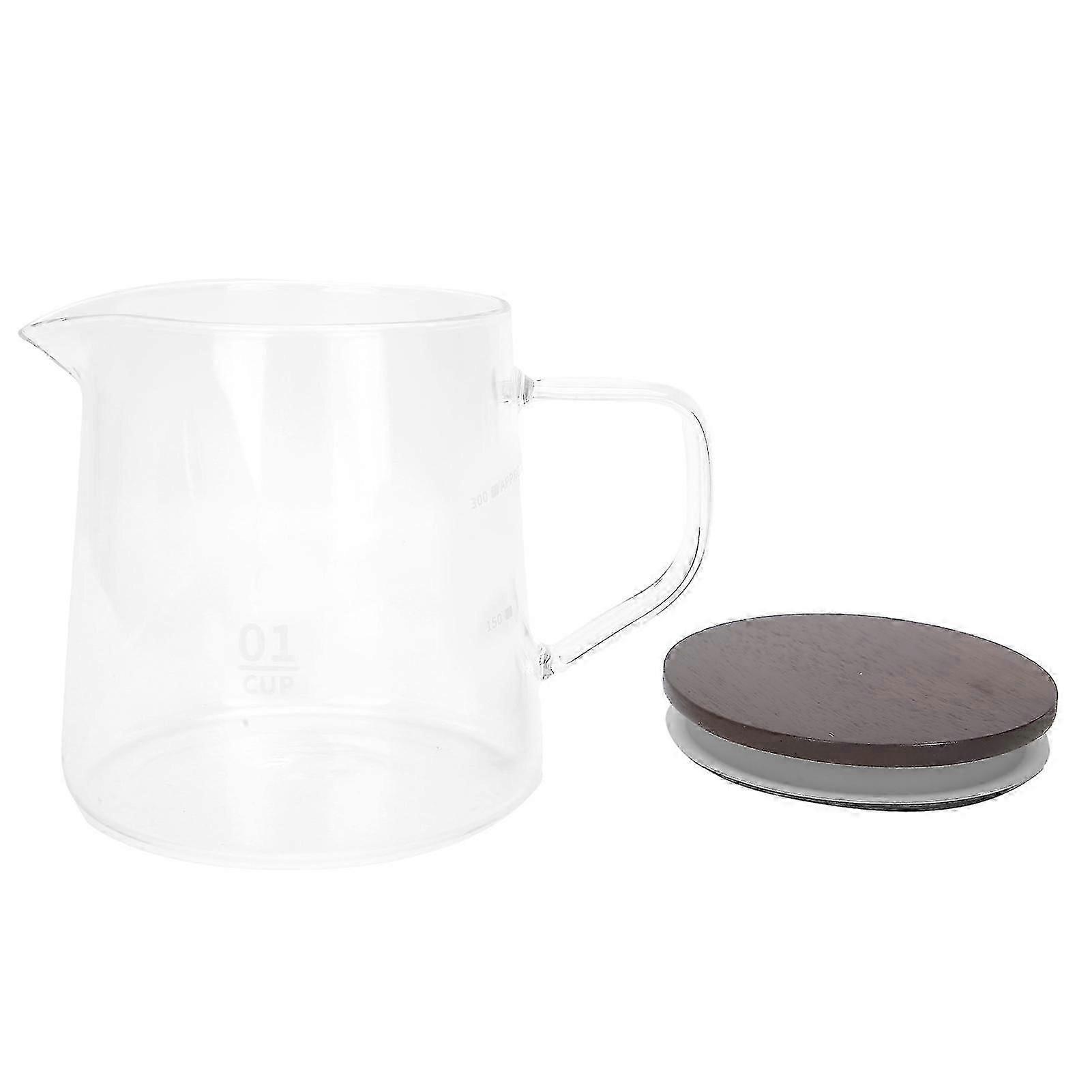 Coffee Lid Kettle Safe Heat Retaining Borosilicate Glass for Beverages