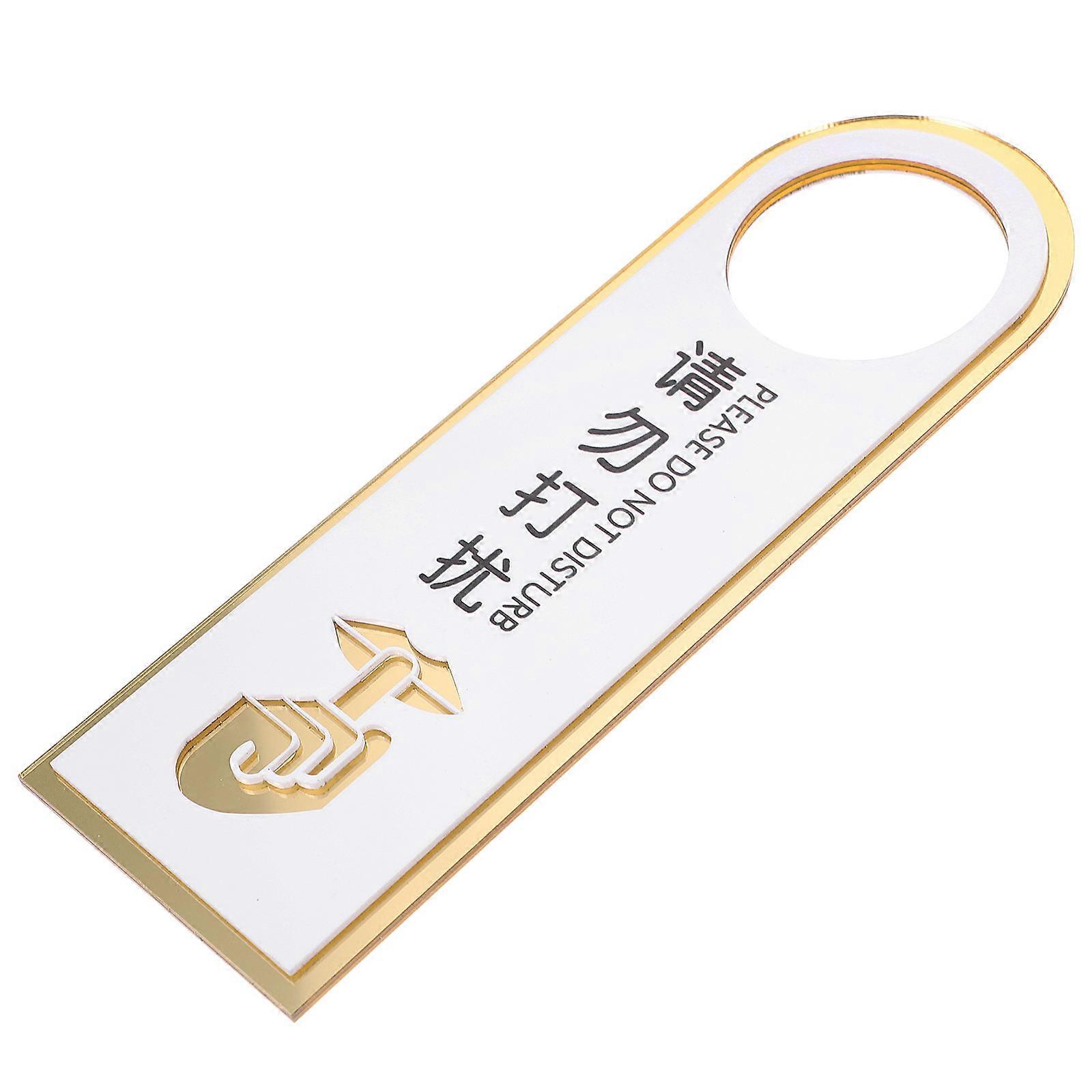 Do Not Disturb Door Hanger Sign 3Pcs For Therapy Meditation Office Rectangular Shape
