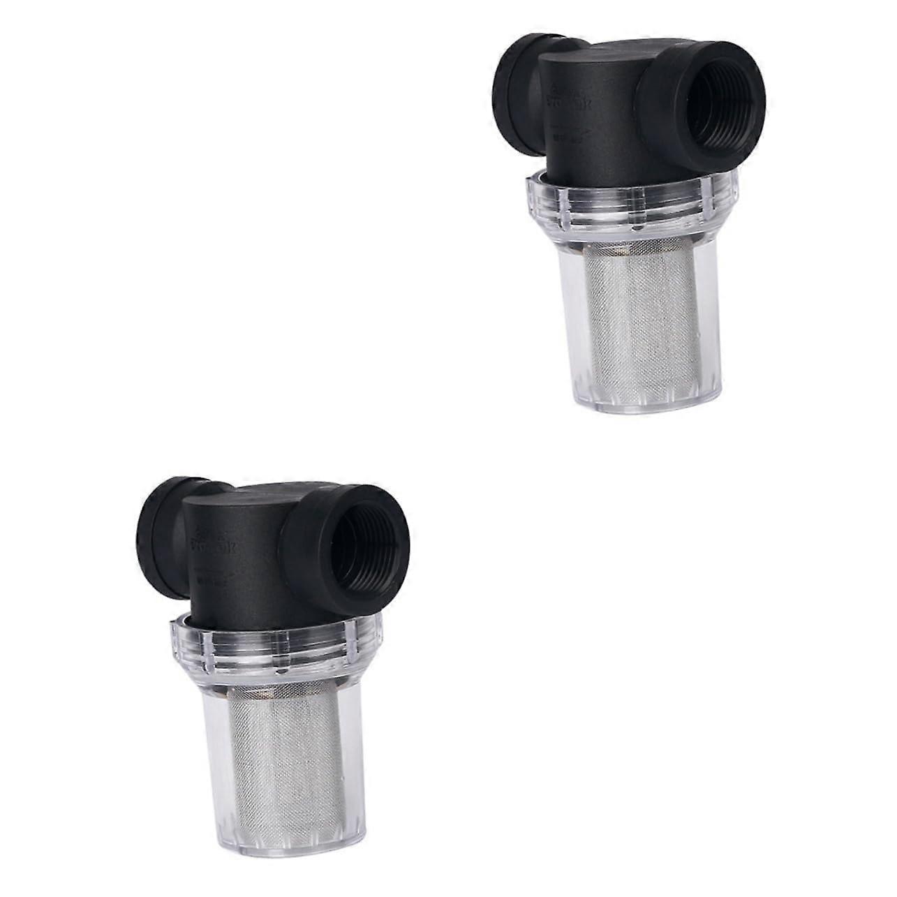 2 x Water Purifier Water Pipe Cleaner Strainer Car Wash Filter