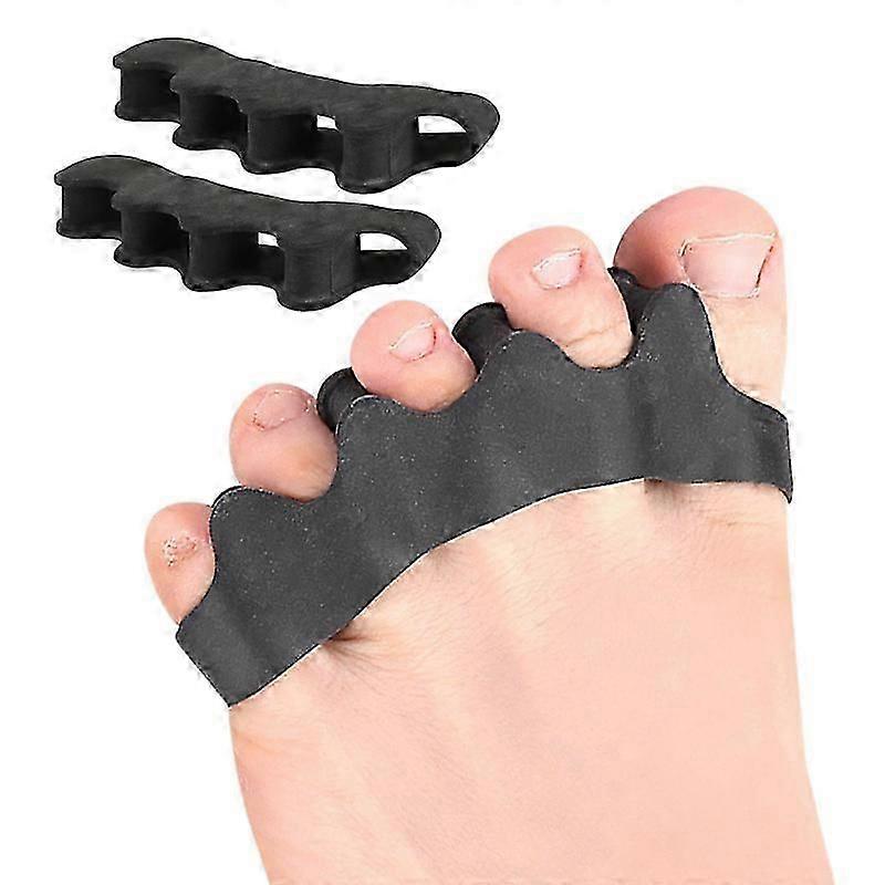 2x Toe Bunion Gel Separator Straightener Silicone Corrector Relief Pain Spacer