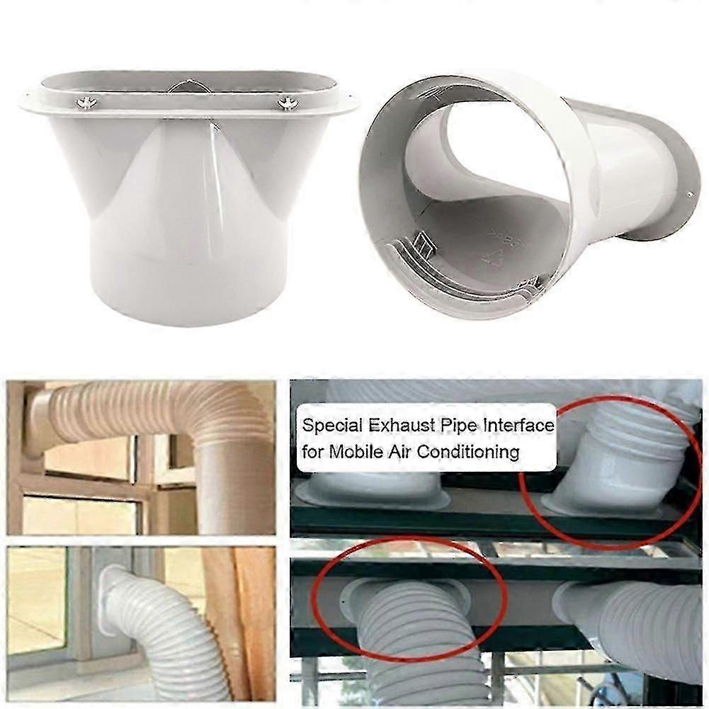 13cm Exhaust Hose Tube Connector for Portable Air Conditioner - Window Kit Plate