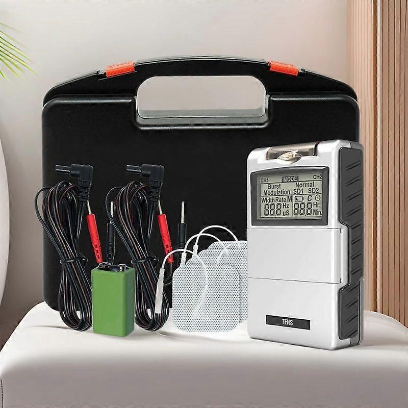 Digital TENS Unit with Accessories - Muscle Stimulator Machine for Back Pain