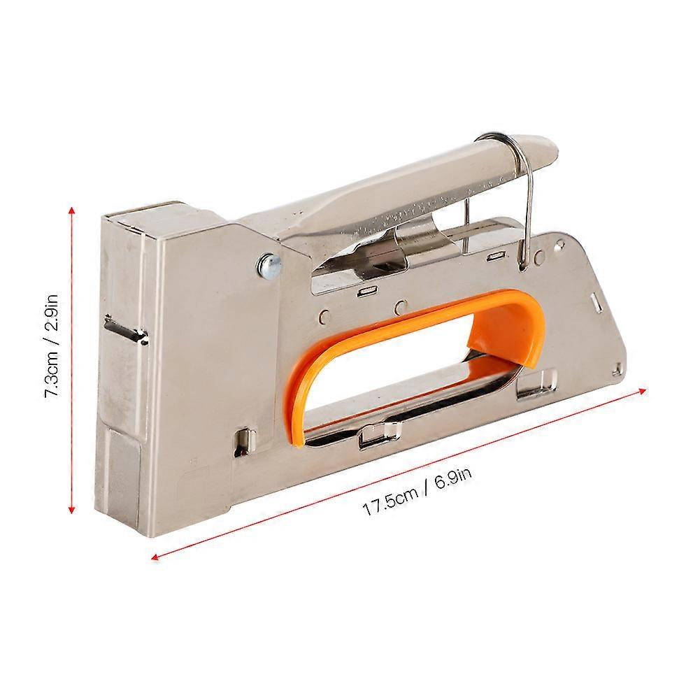 Manual Nailer Framing Stapler 7.3x17.5cm Silver Iron Tool