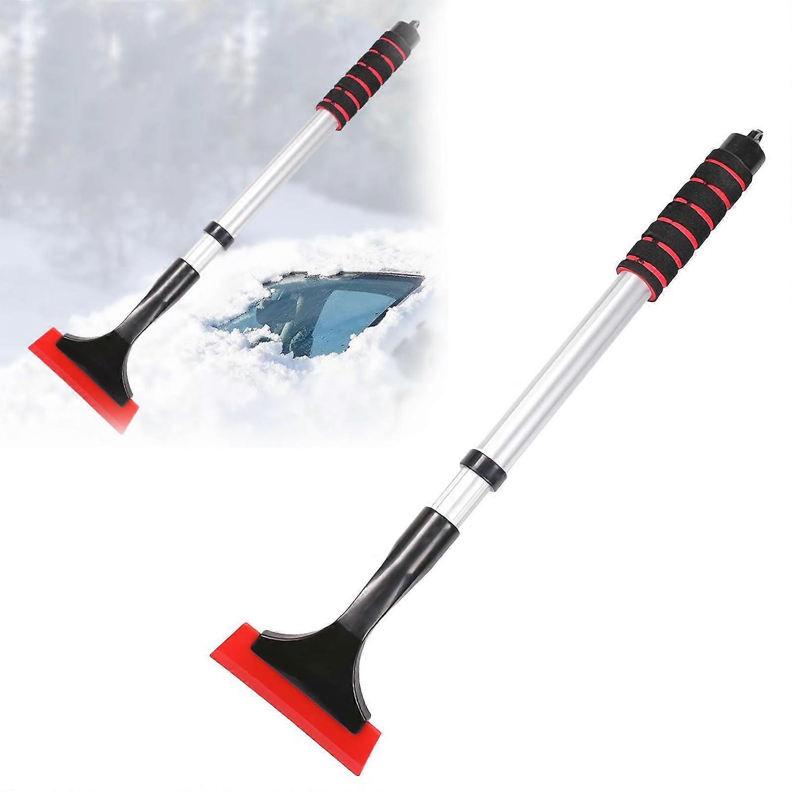 Multifunctional Car Snow Shovel for Trunk Emergency (Red) 1pcs