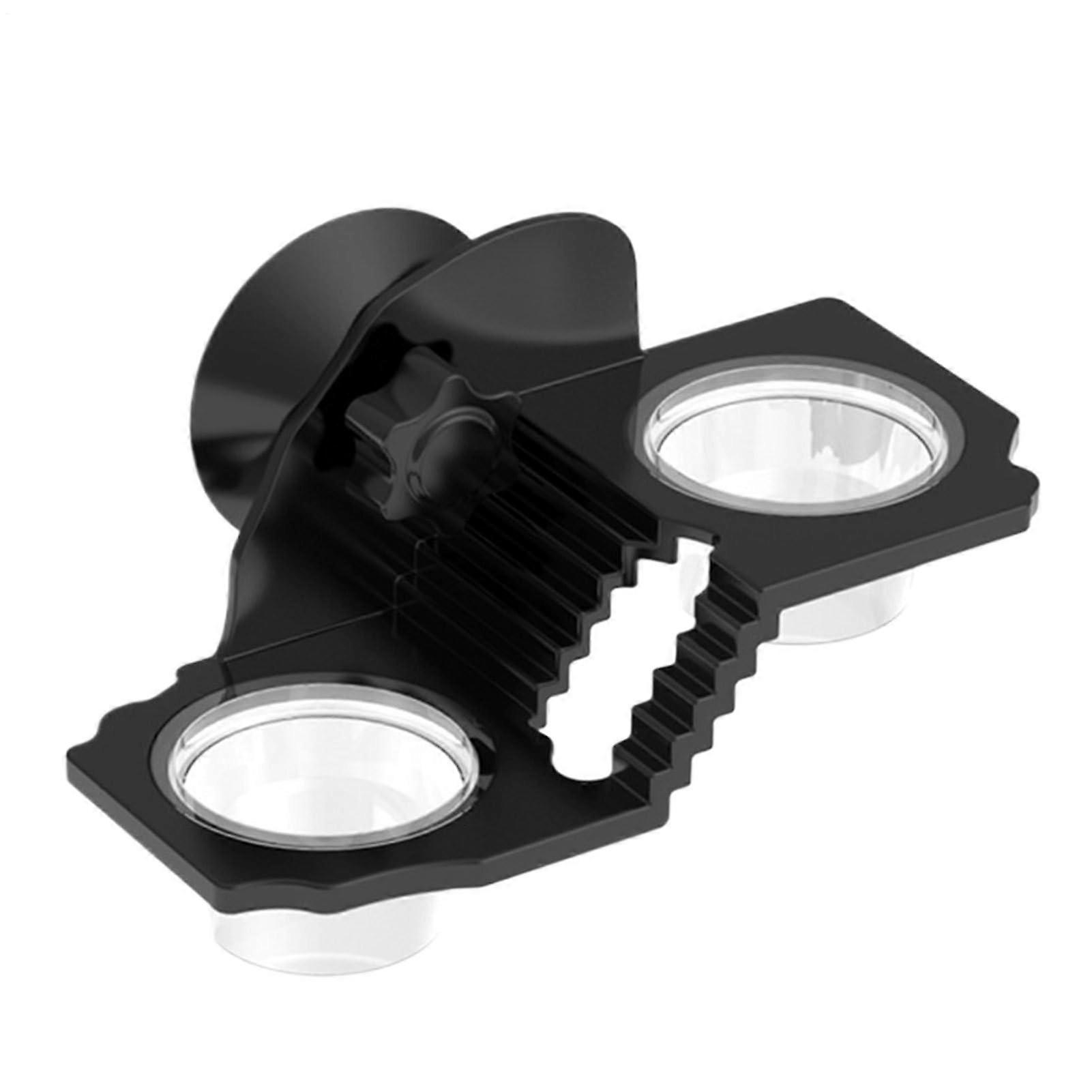 Reptile Feeder Ledge Suction Cup Terrarium Bowl Black Size M Gecko Bowl For Chameleon Snake Lizard