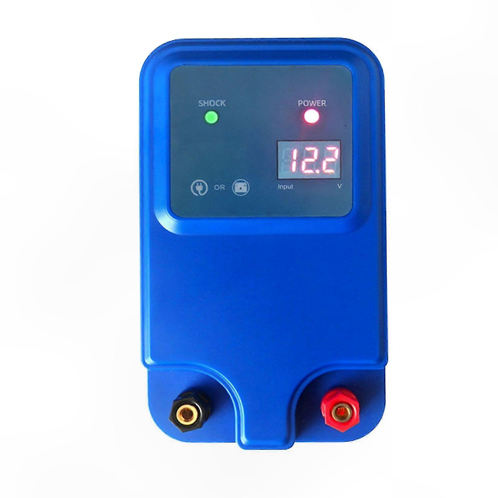 12V Solar Fence Energizer for Livestock Grazing Areas 10km Coverage 1 Joule Output