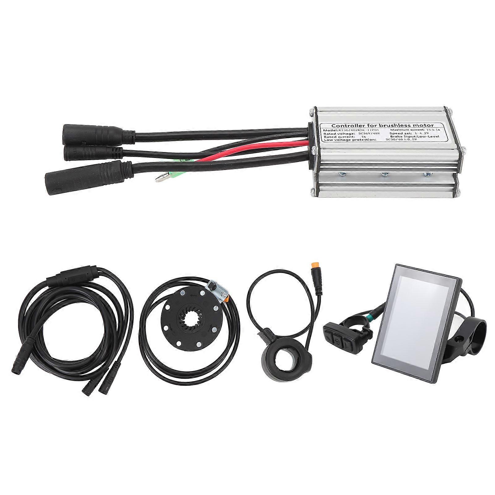 Cycling Conversion Kit 15A Controller 36-48V 250W LCD Display