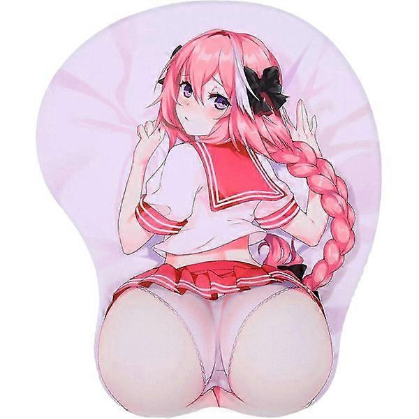 Astolfo 3D Anime Mouse Pad with Wrist Rest Fate/Grand Order Mousepad (Astolfo 2) - Perfet