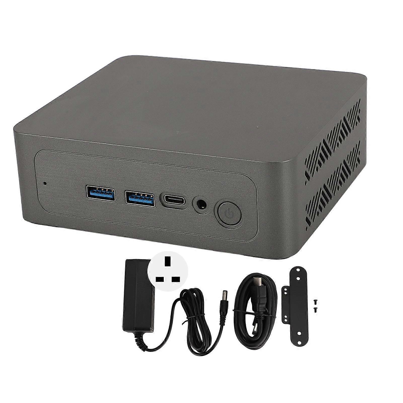 Small Desktop Computer WiFi 6E 8GB RAM 512GB SSD Dual Screen Energy Saving UK Plug