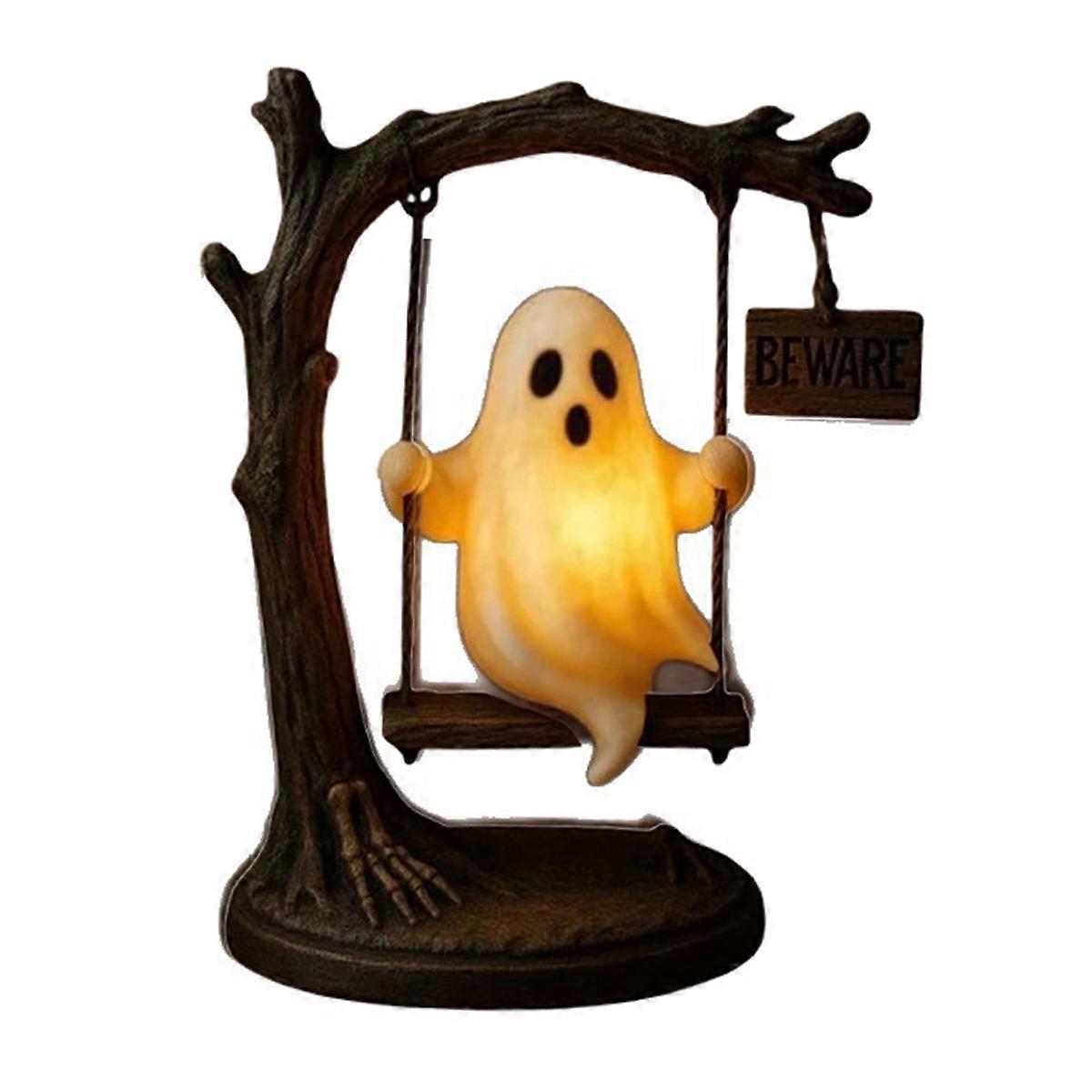 Halloween Decoration Ghost Swing Lamp