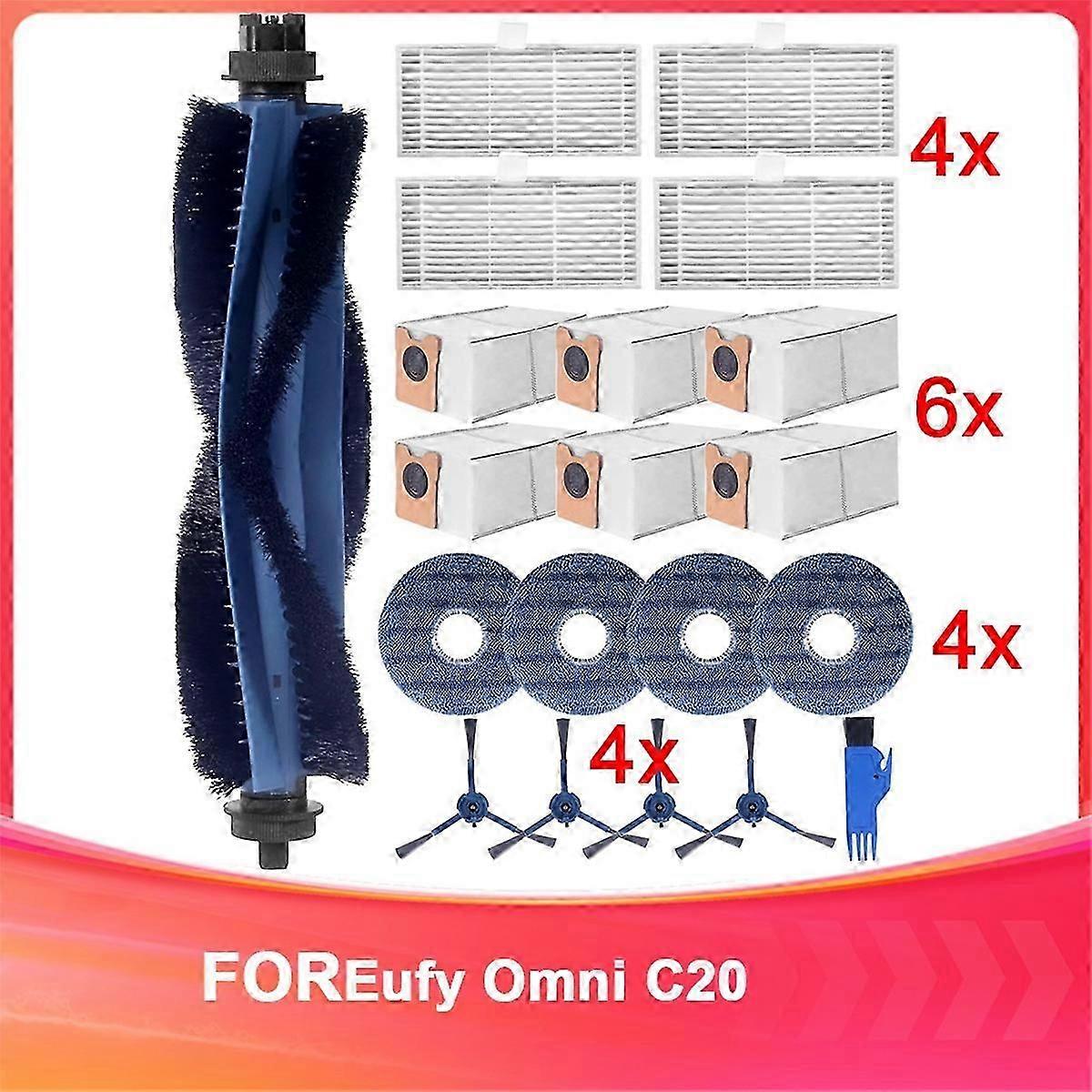 Replacement Parts for eufy Omni C20 Robot Vacuum - Cleaning Accessories and Spare Components