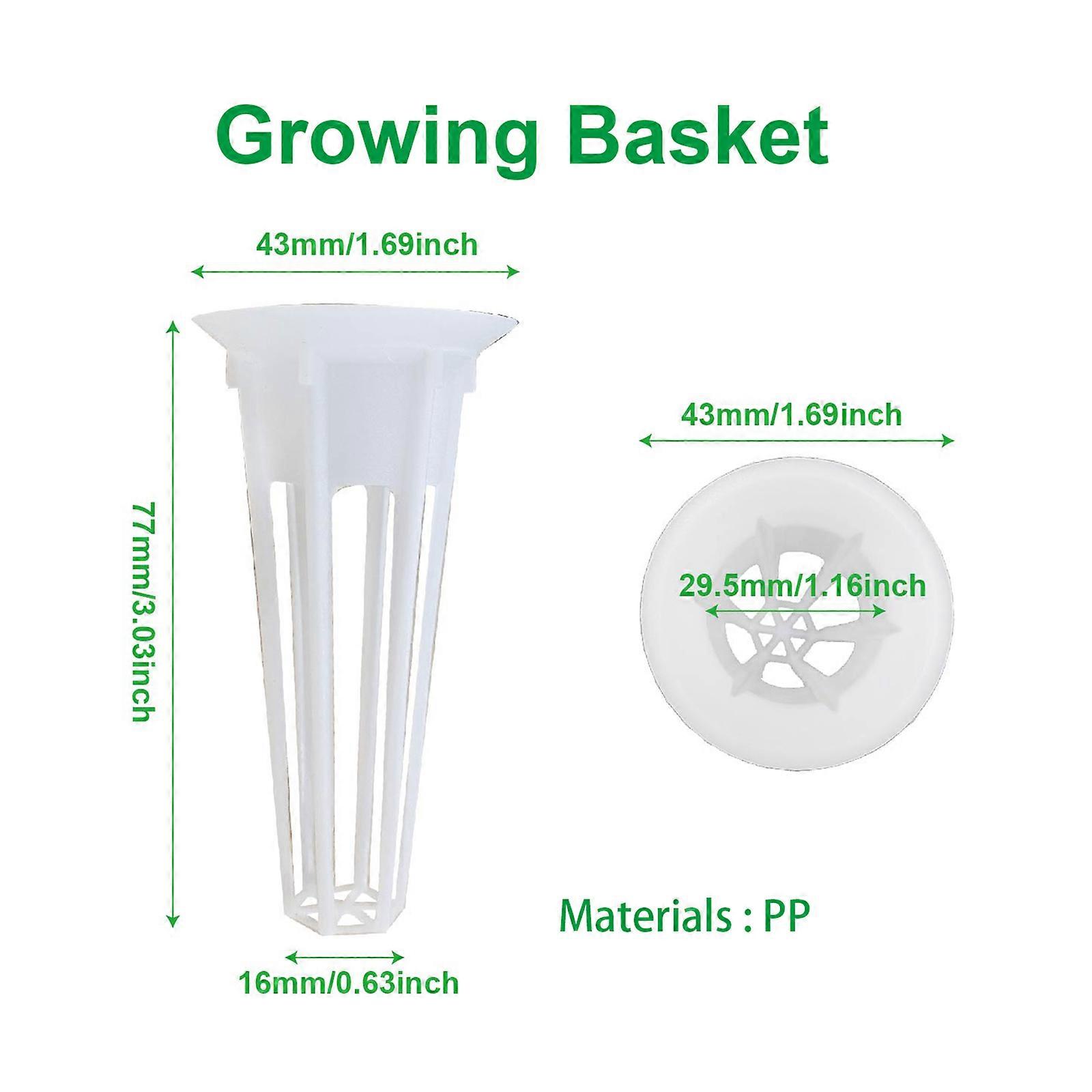 163pcs Hydroponic Seed Pods Kit with 30 Baskets, Domes, Nutrients