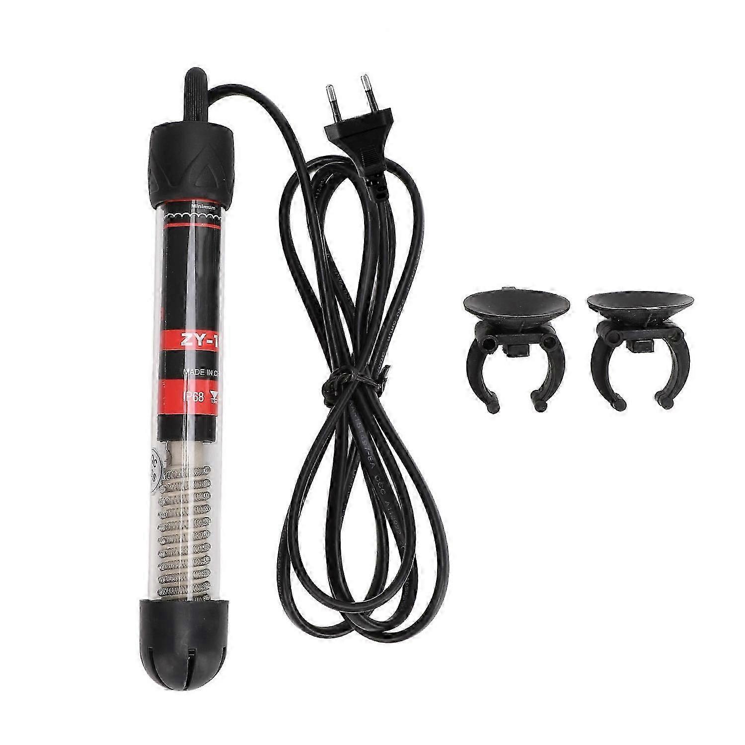 Submersible Aquarium Heater Automatic Constant Temperature Glass Adjustable Fish Tahk Heater with 2
