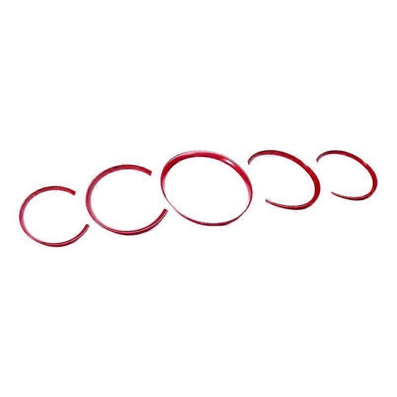 Car Interior Accessories Car Dashboard Meter Ring Covers For- 958 2011-2018 Red