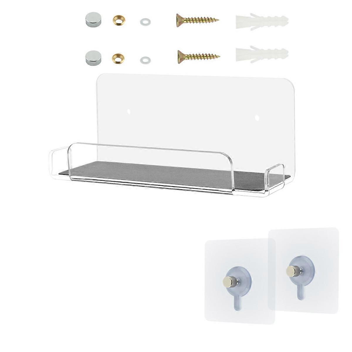 1Pc Wall-Mounted Storage Stand for Consoles & A Storage Rack for Game Console Accessories B