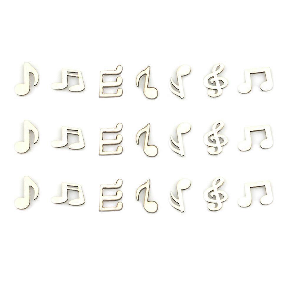 DIY Graffiti Painting Tool with 200pcs Khaki Note Shape Wooden Slices for Decoration