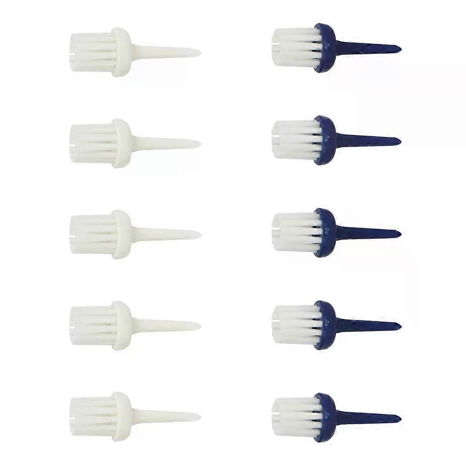 Golf Brush Tees, 10pcs 52mm Pro Driver Training Supplies, Golf Practice Accessories