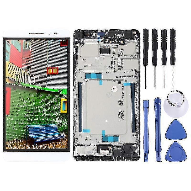 2025 LCD Screen and Digitizer Full Assembly with Frame for Lenovo PHAB Plus PB1-770 PB1-770N PB1-770M