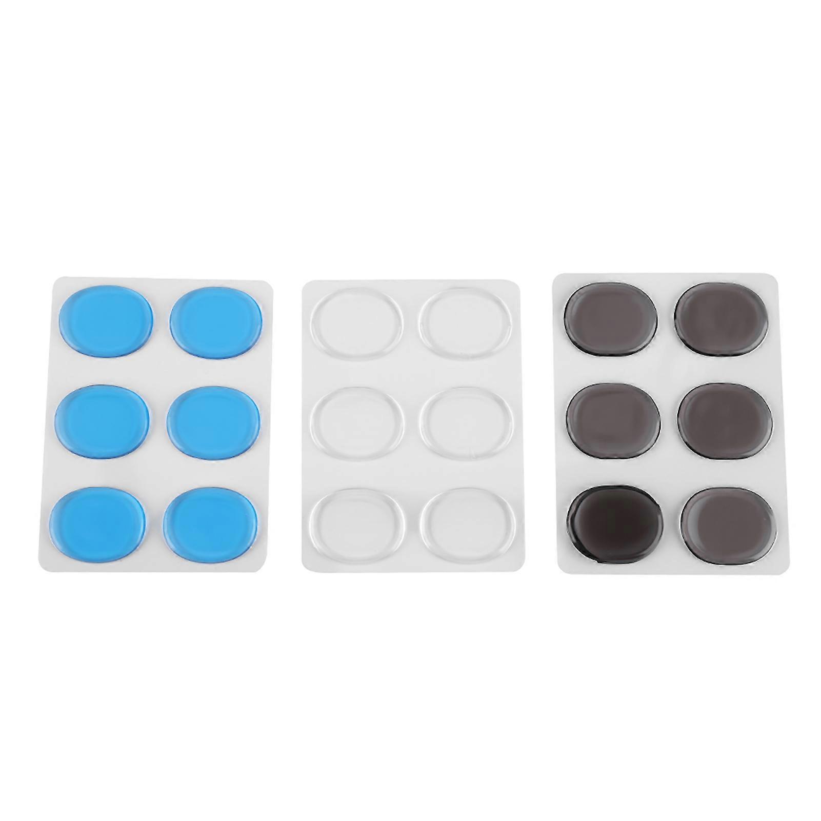 Multicolor Silicone Drum Damper Gel Pads Set 18pcs + Drum Key