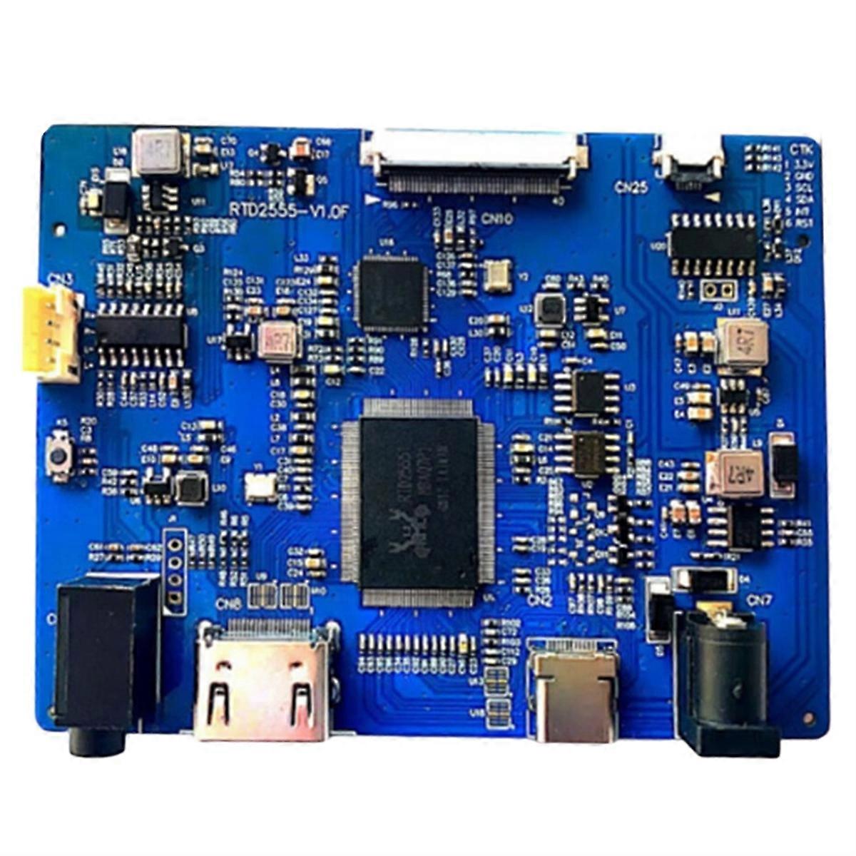 LCD One-Line Display Driver Board Supports Capacitive Touch and Supports Audio Interface