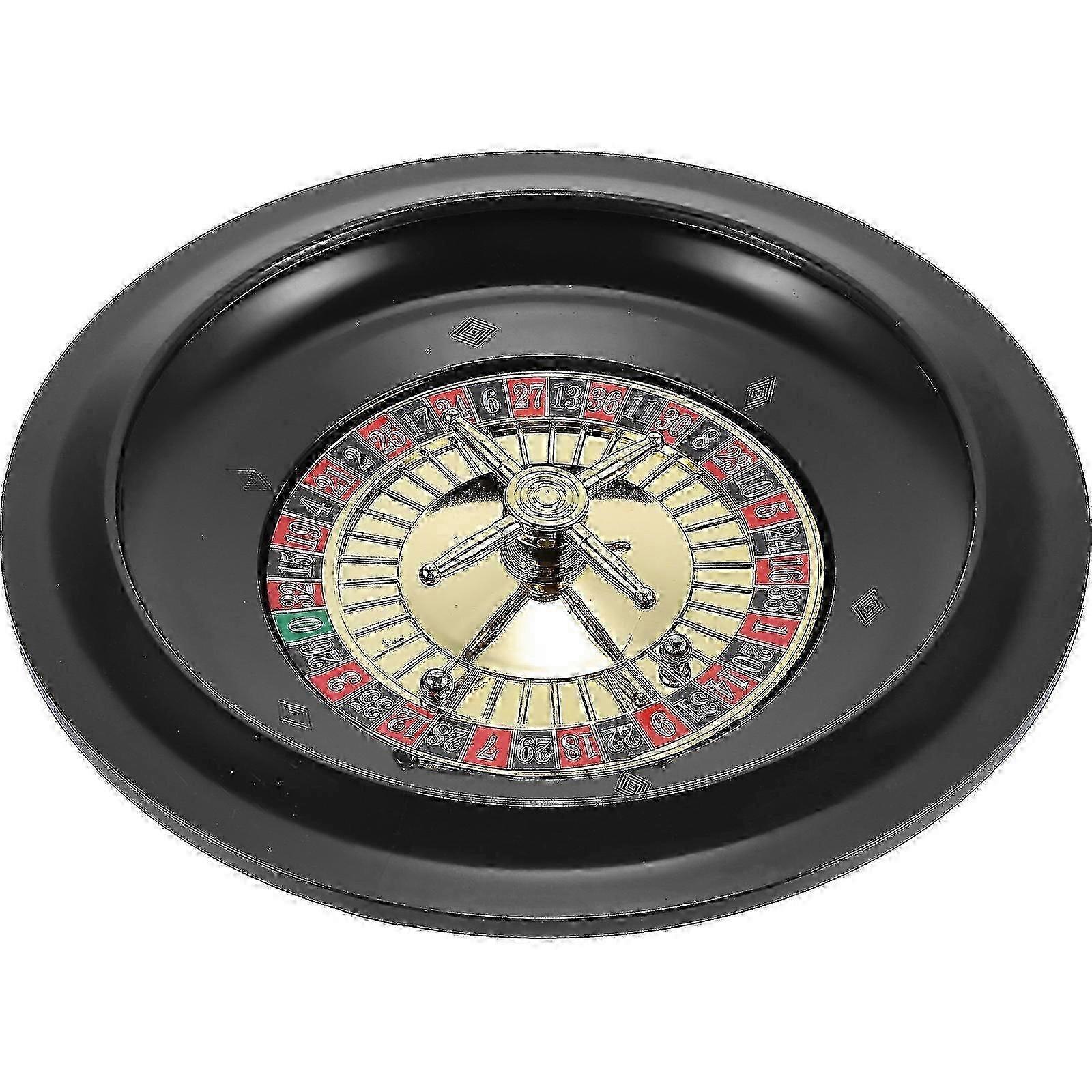 Casino Style Rotating Game Wheel for Parties and Fun Gatherings - Roulette Table Game Prop