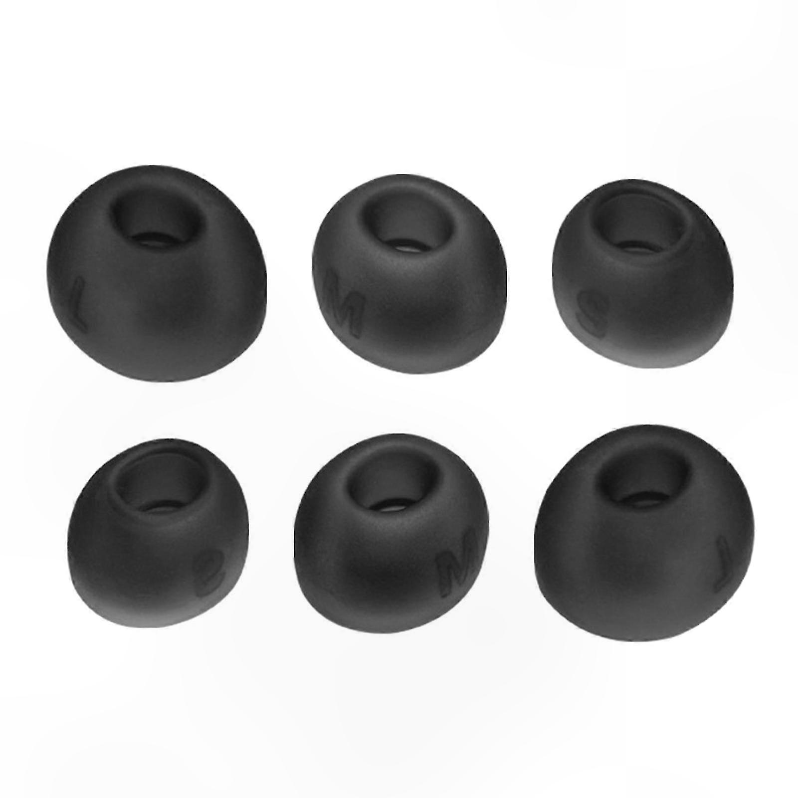 Silicone Eartips for In-Ear Headphones Replacement Earbuds with Enhanced Sound Isolation (3 Sizes)