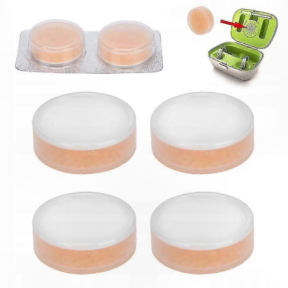 4-Pack Moisture Absorbing Capsules for Hearing Devices - Dry Storage Solution