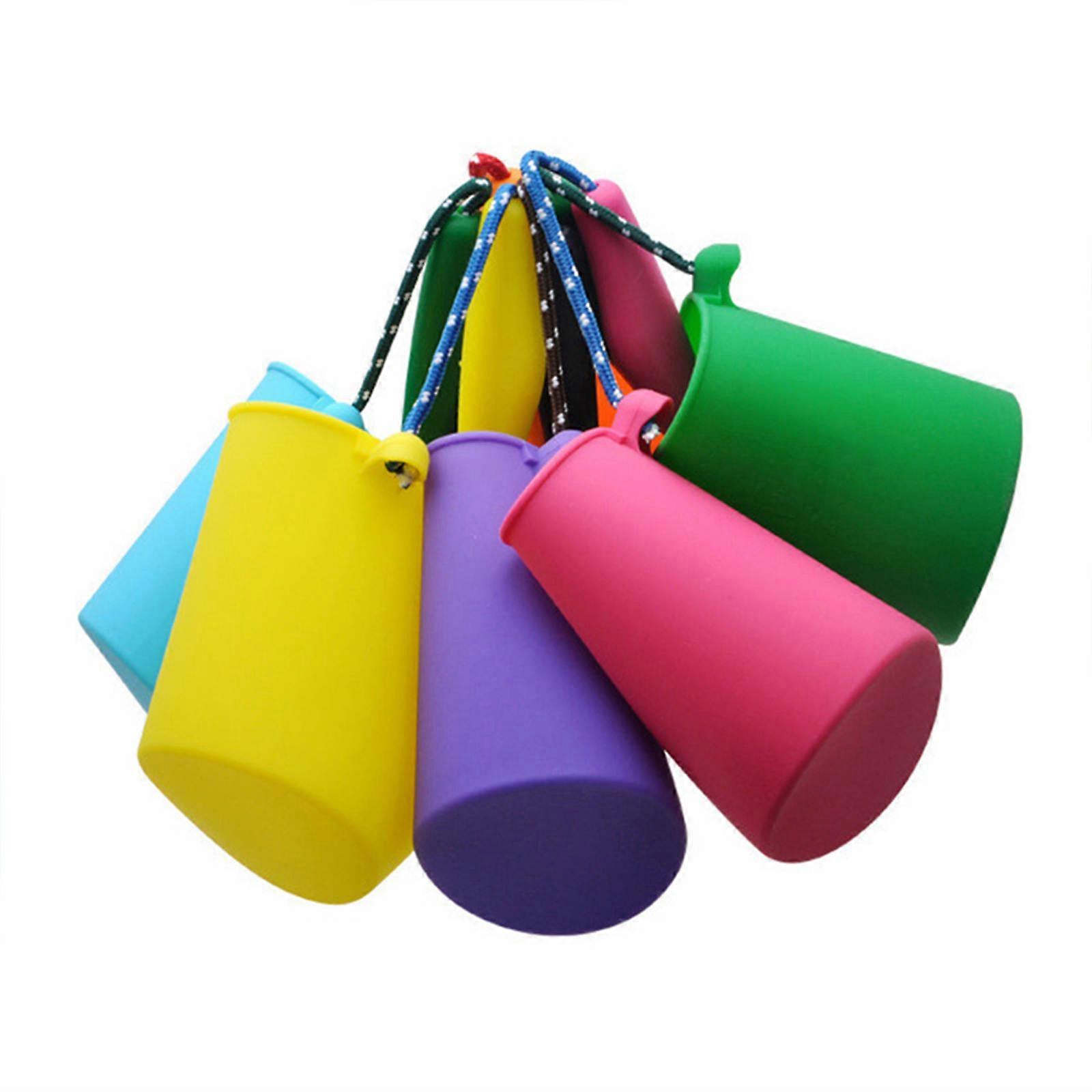 Portable Folding Bucket for Containing 1 Silicone Collapsible Water Bucket Green