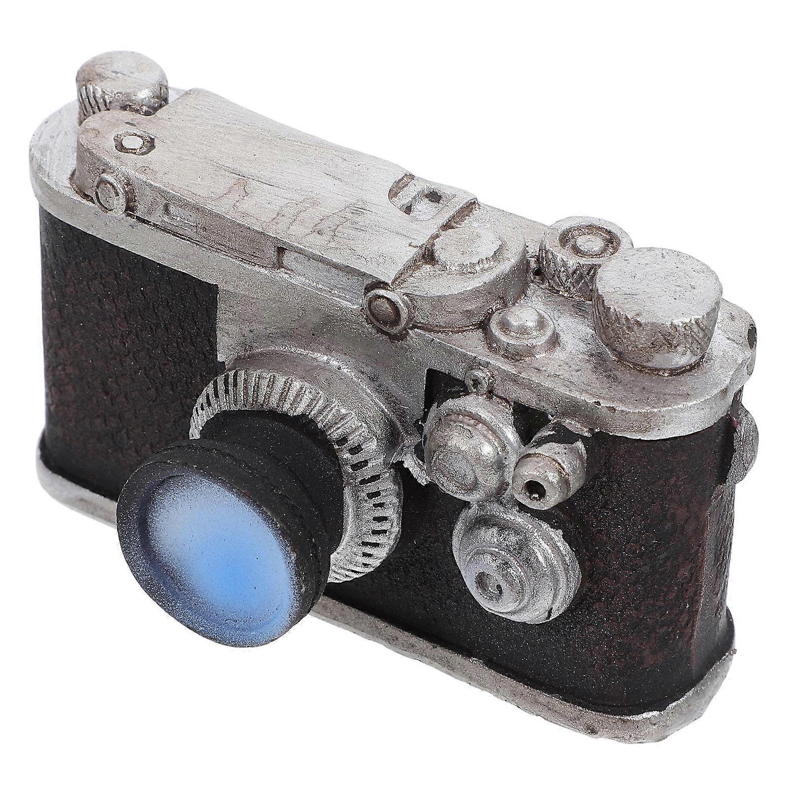 Retro Camera Model for Decor 3Pcs Creative Camera Figurine Photography Prop