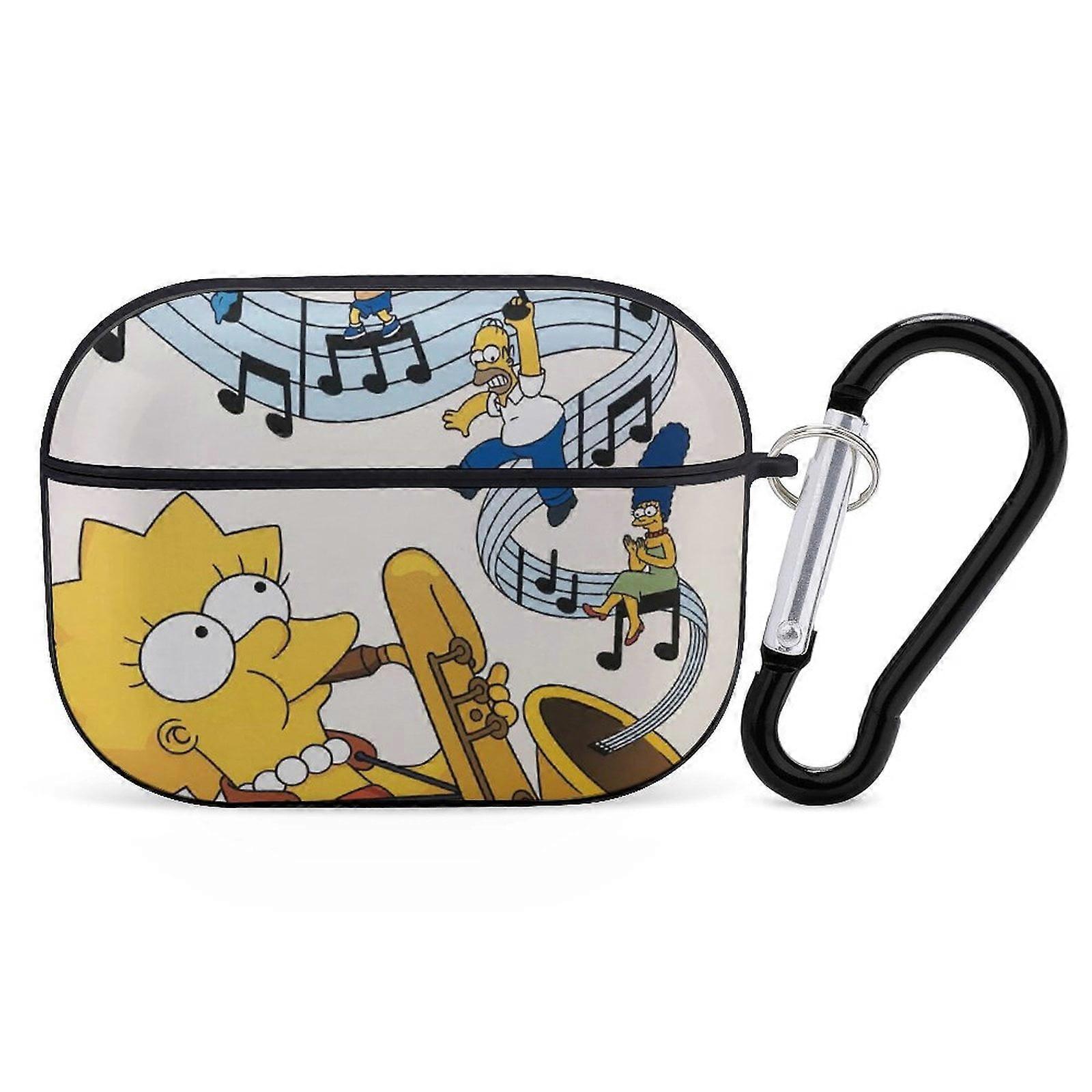 Simpson Case for compatible with Airpods Pro, AirPod 3 Case for Women, compatible with Airpods Pro Generation Case, Support Wireless Charging