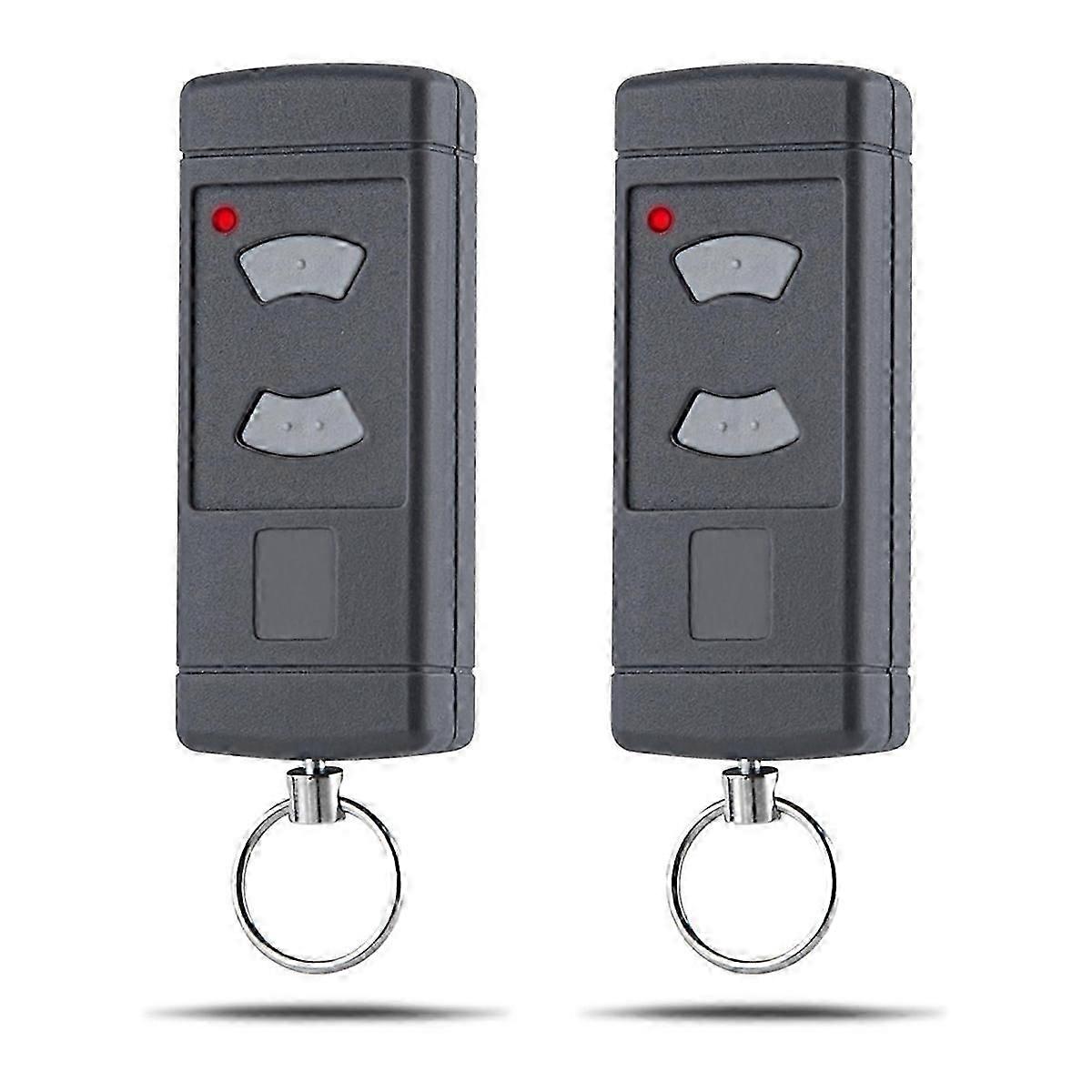 2-Pack Garage Door Remote Transmitters - Compatible with Multiple Chamberlain Models