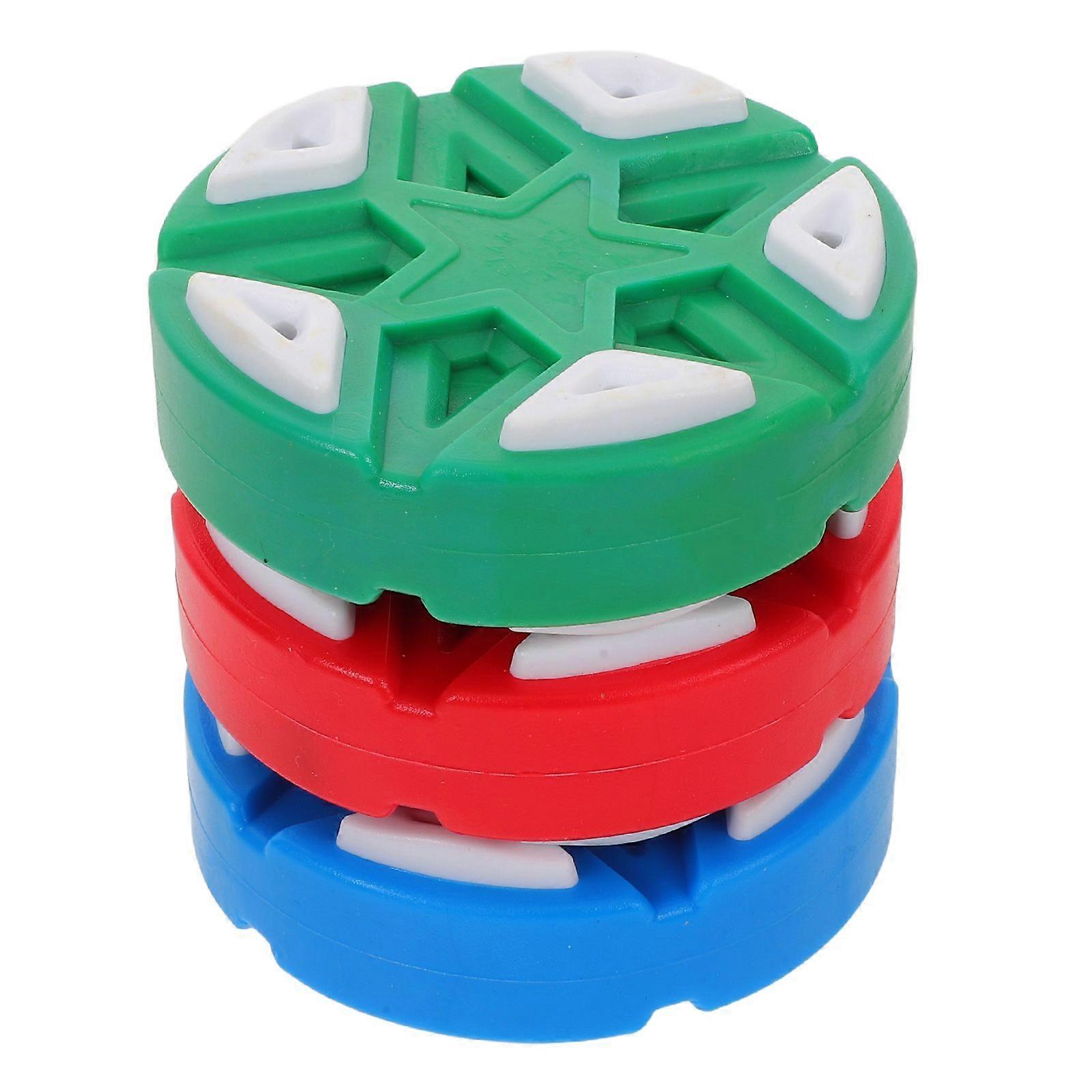 3pcs Street Hockey Puck: Inline Roller Hockey Puck Set For Training Passing And Practicing - Convenient For Indoor And Outdoor Practice