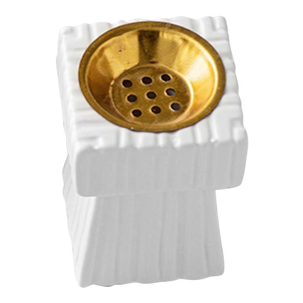 4Pcs Ceramic Incense Holder Incense Burner for White Cone Sticks