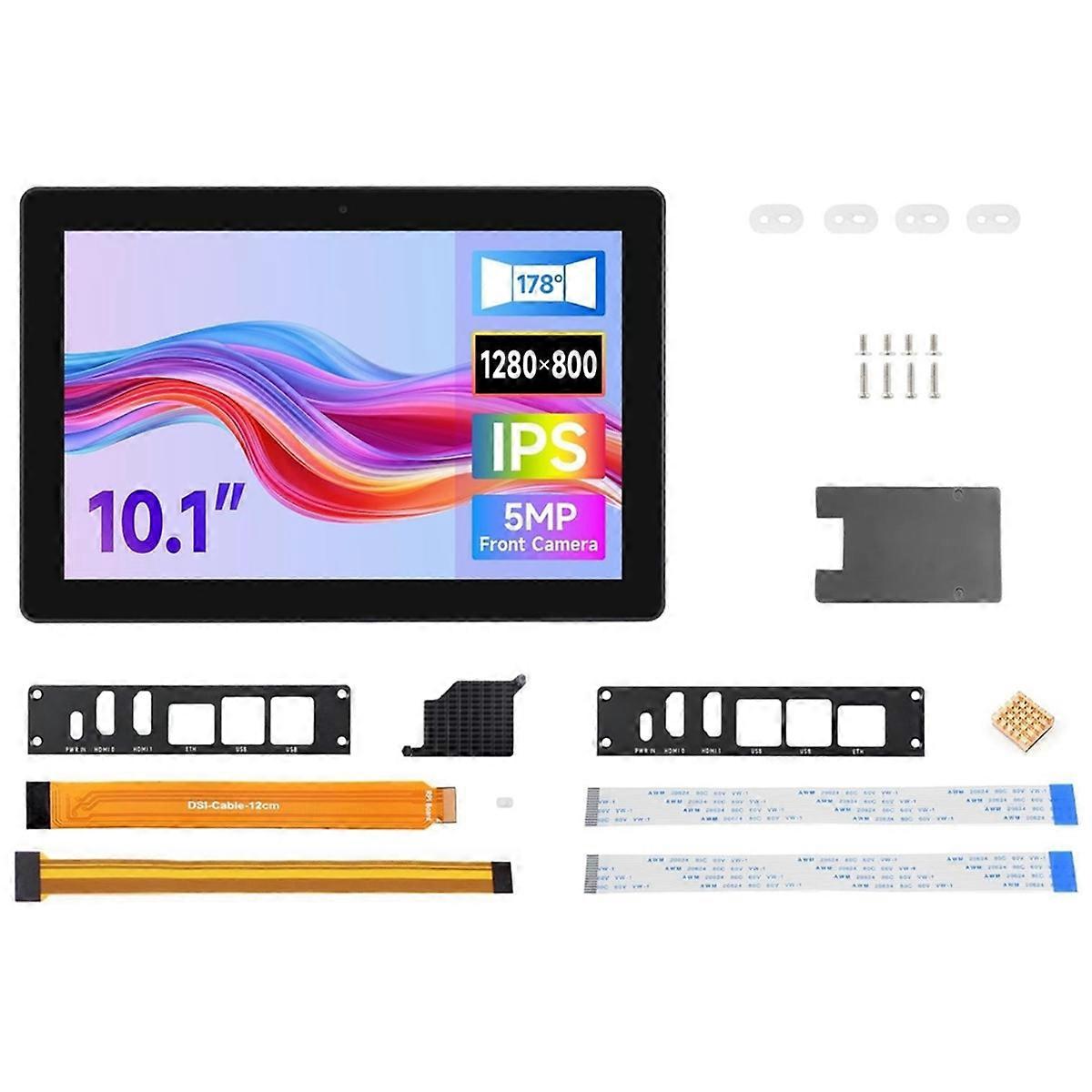 10.1inch Industrial HMI Touch Display for 5 1280x800 Industrial Touch Screen with 5MP Front Camera