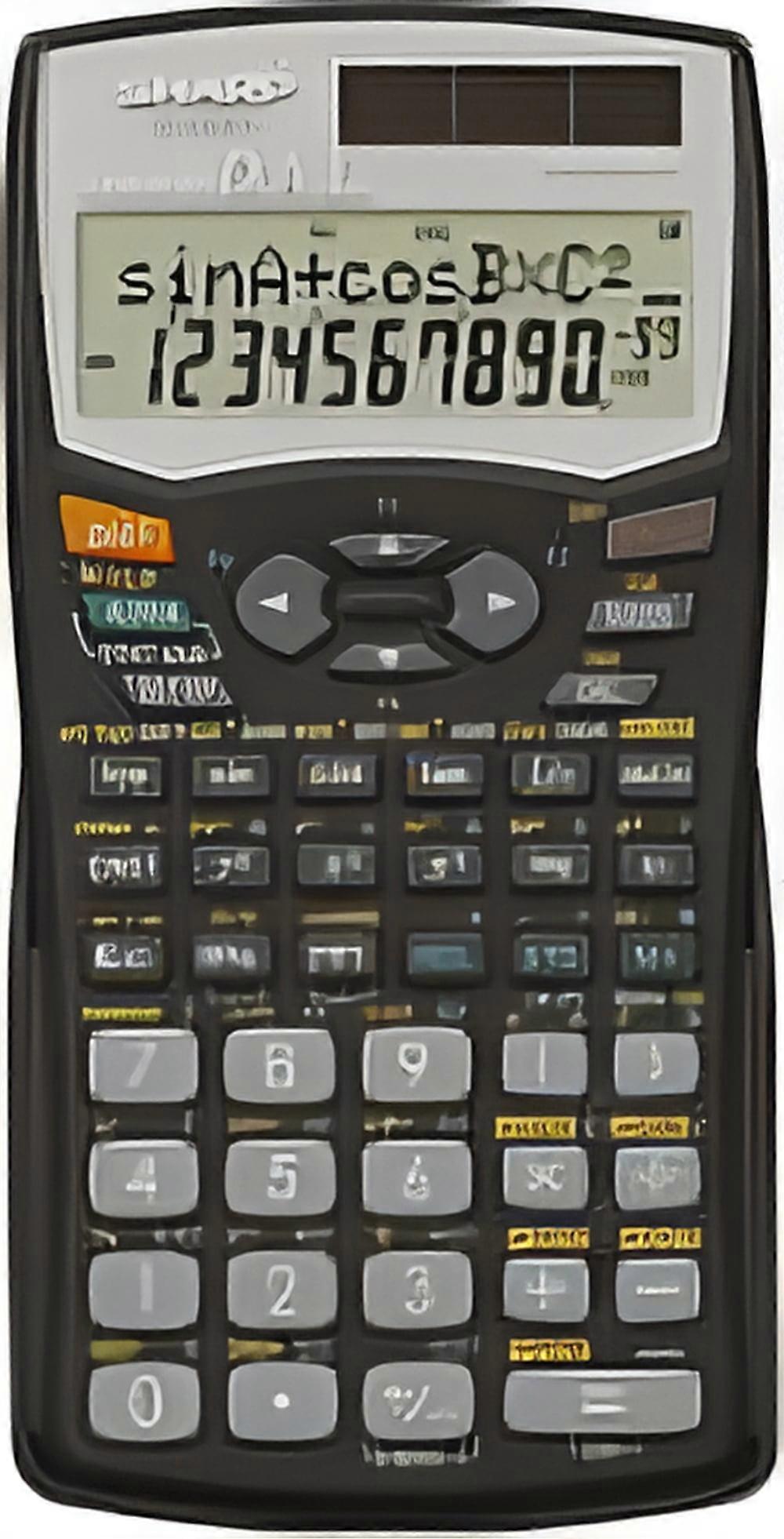 Compatible with SHARP EL506WBk Scientific Calculator, Compact Design, Black