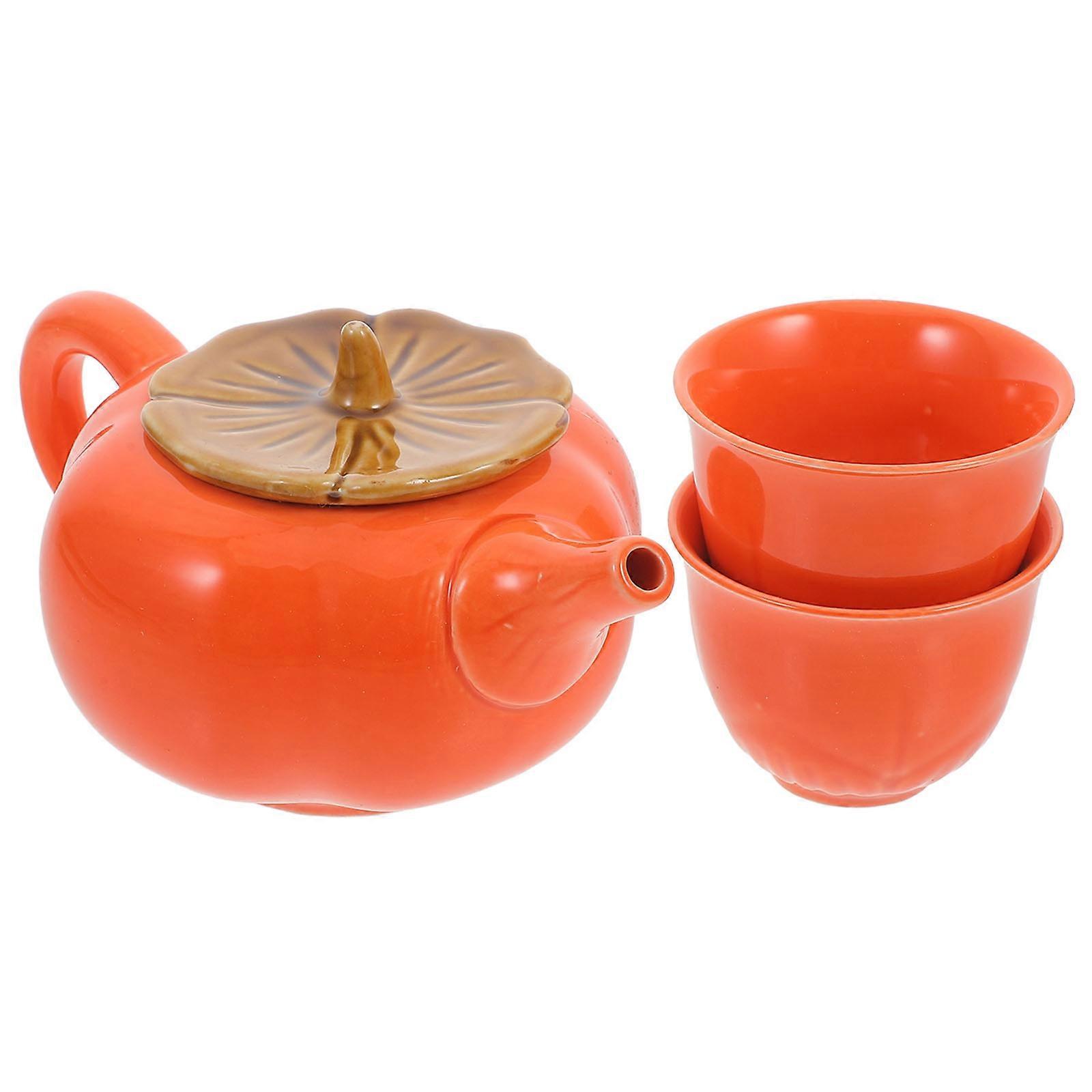 Decorative Tea Set For Travel Or Home Use Featuring Elegant Ceramic Cups And Teapot 2 Sets