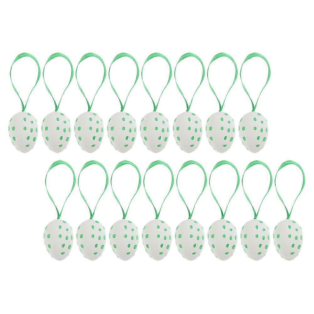 Plastic Easter Egg Tree Ornament Decorative Hanging Eggs 100Pcs