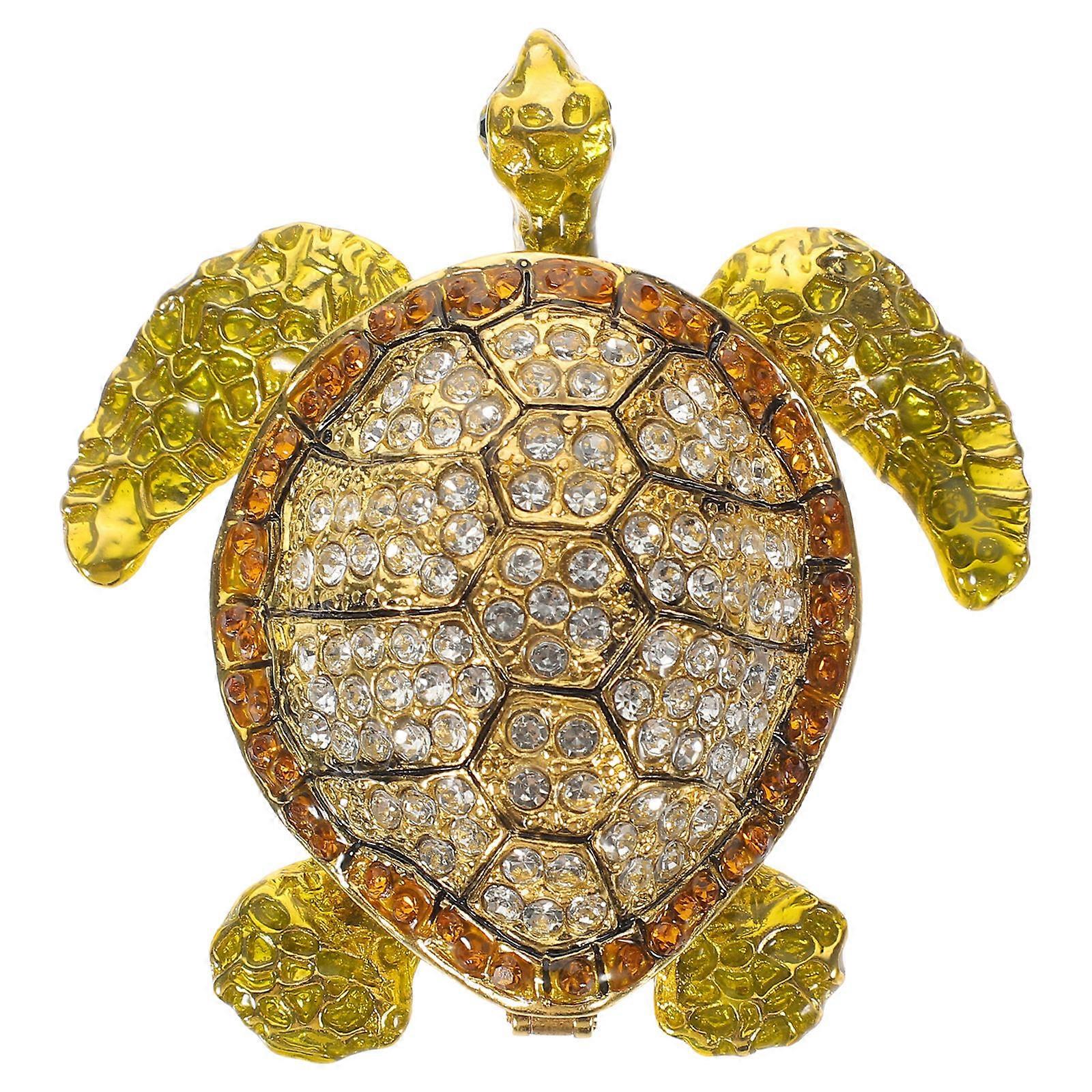 Golden Turtle Storage Box for Decorative Lovely Storage Case 5Pcs