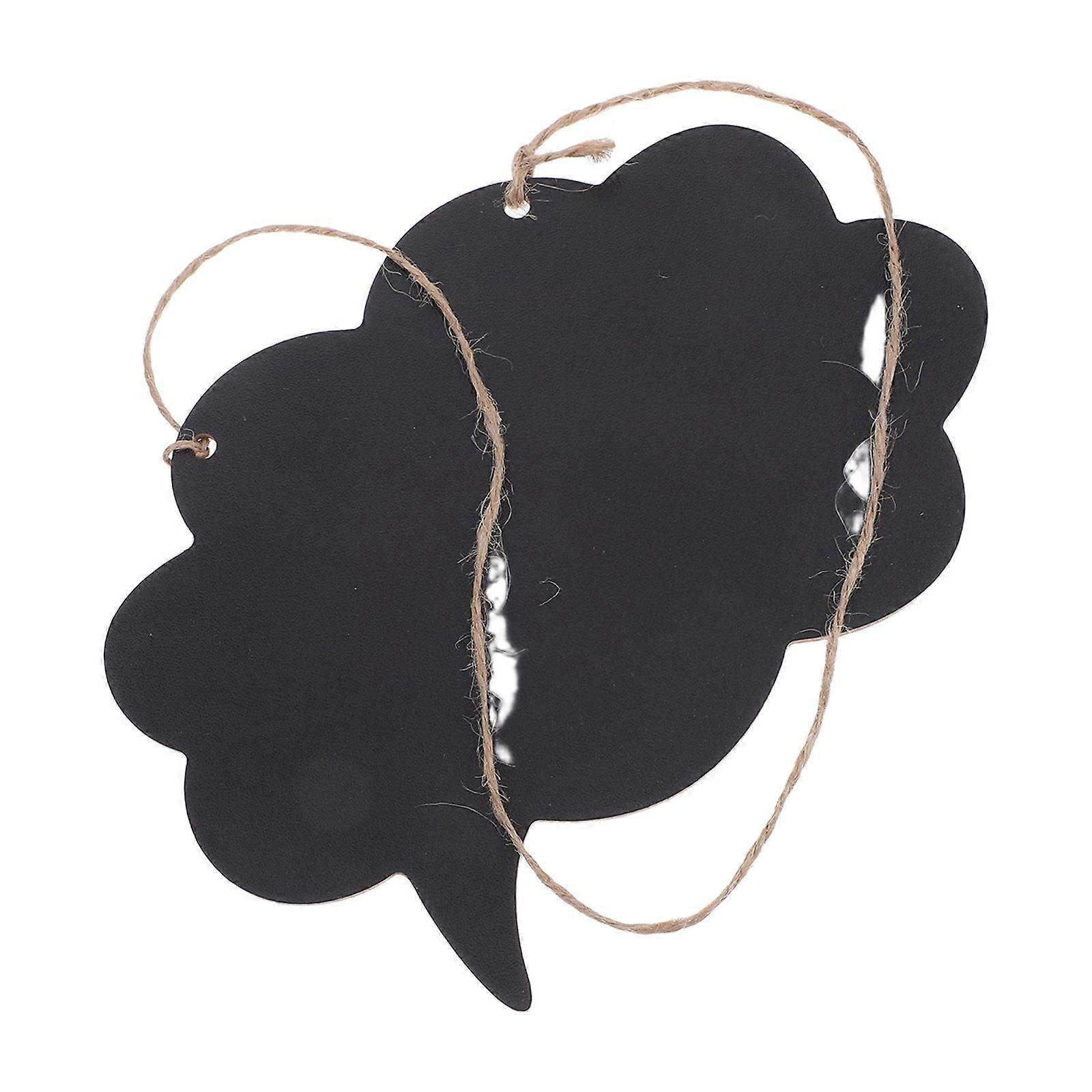 Small Chalkboard Signs 12 Pcs Versatile Wooden Boards For Home Decoration Wedding 18X12CM Hanging String Erasable