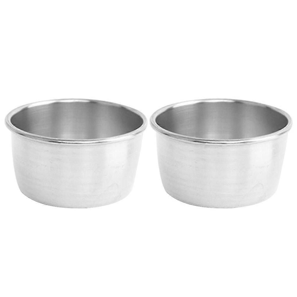 Small Stainless Steel Sauce Cups for Storage 2Pcs Home Soy Sauce Containers
