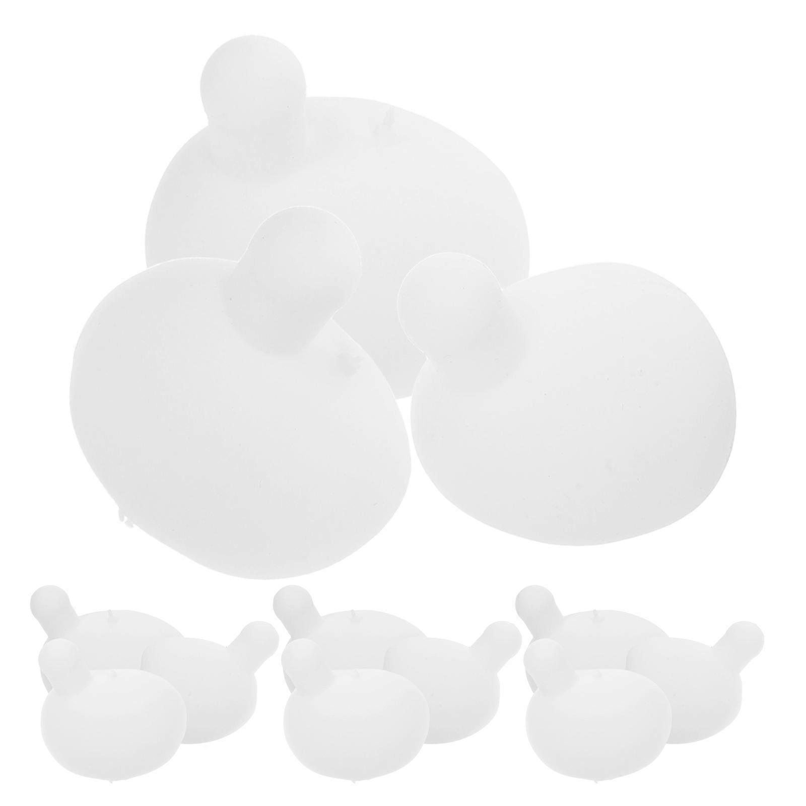 Blow Bubble Core Silicone Bubble Insert for DIY 12Pcs White Pack