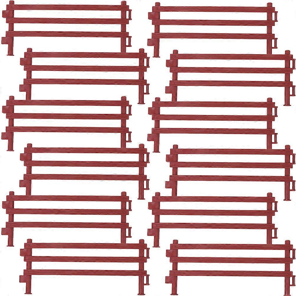 Mini Garden Fence Ornaments 30Pcs DIY Supplies Realistic Modeling 15X6CM Smooth Surface Decor